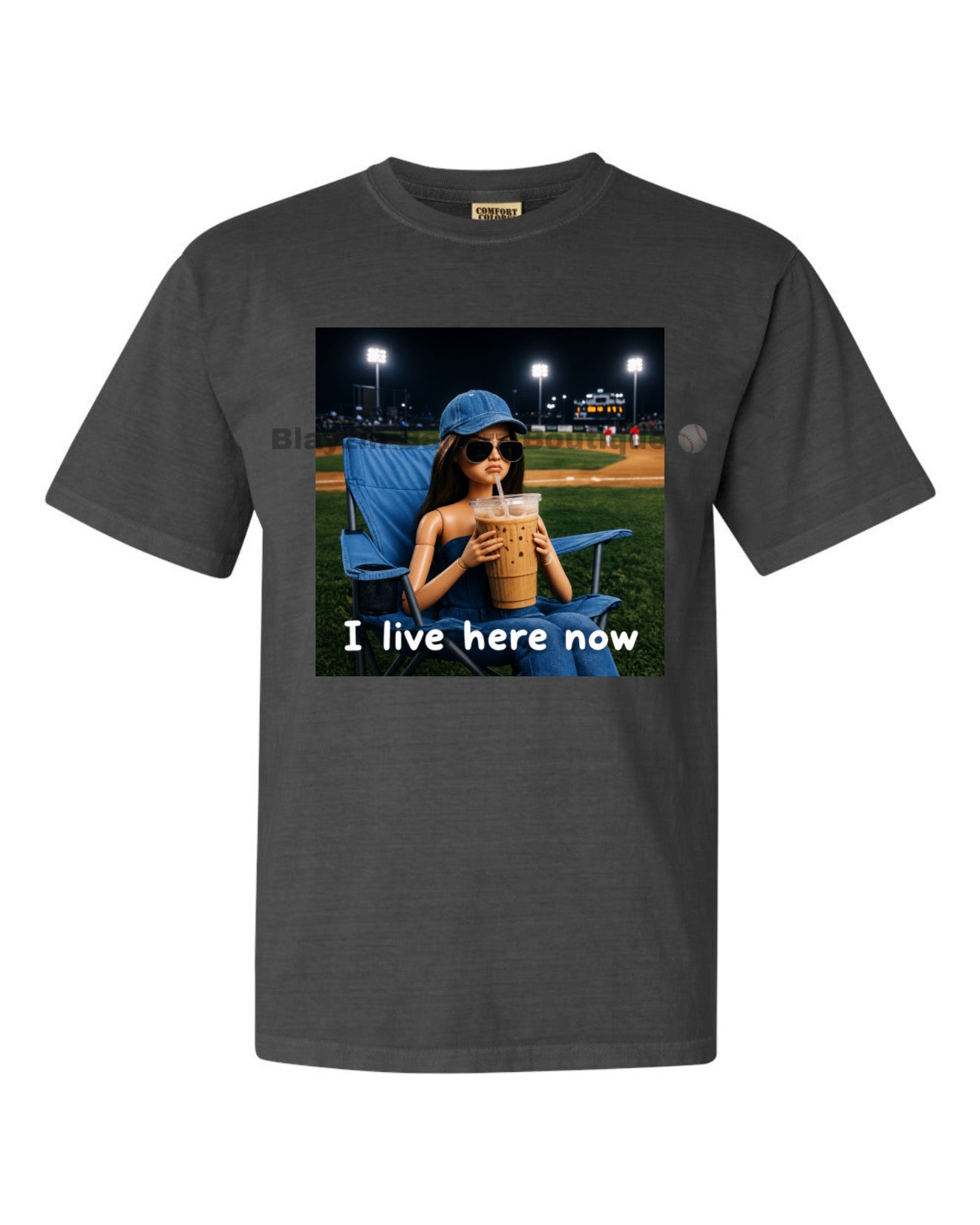 I live here now comfort colors tee