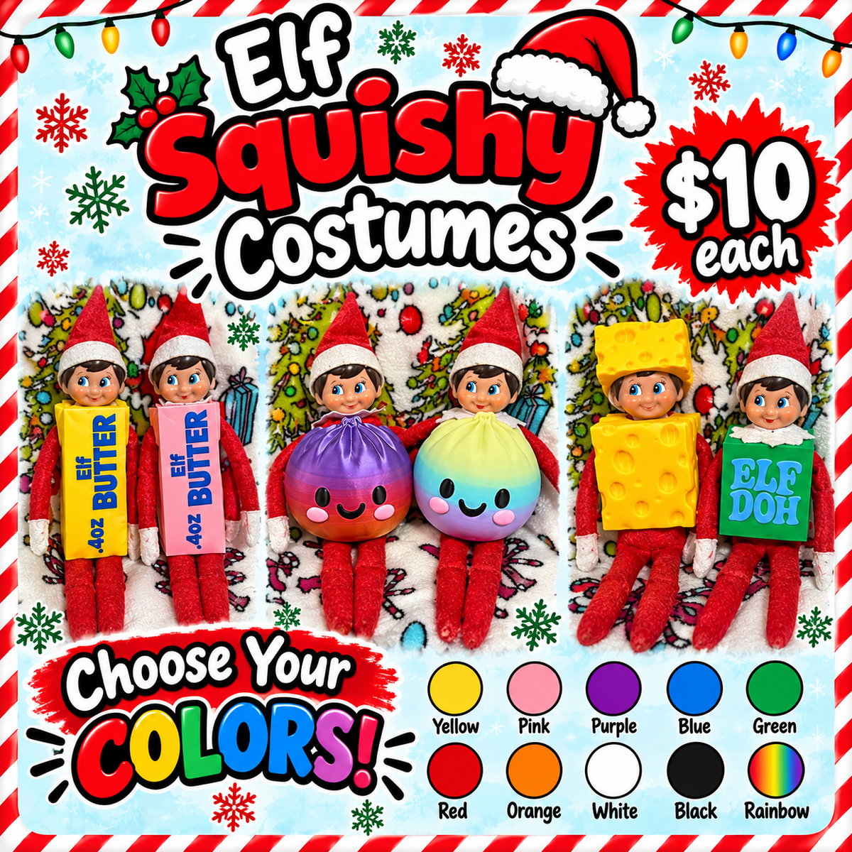 Elf squishy costumes