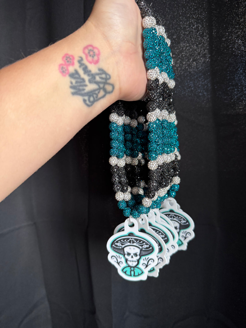 Beaded Logo Necklace