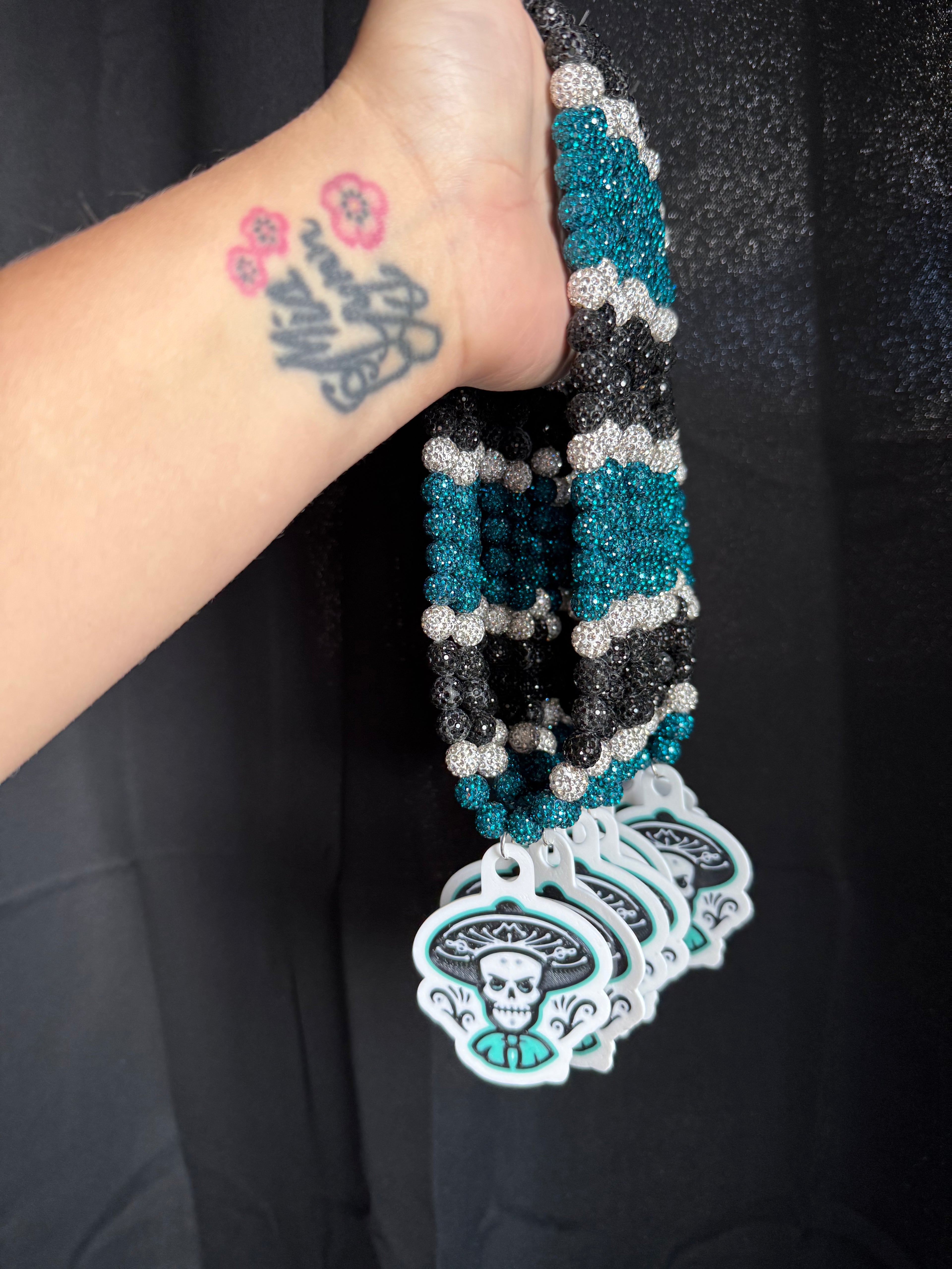 Beaded Logo Necklace