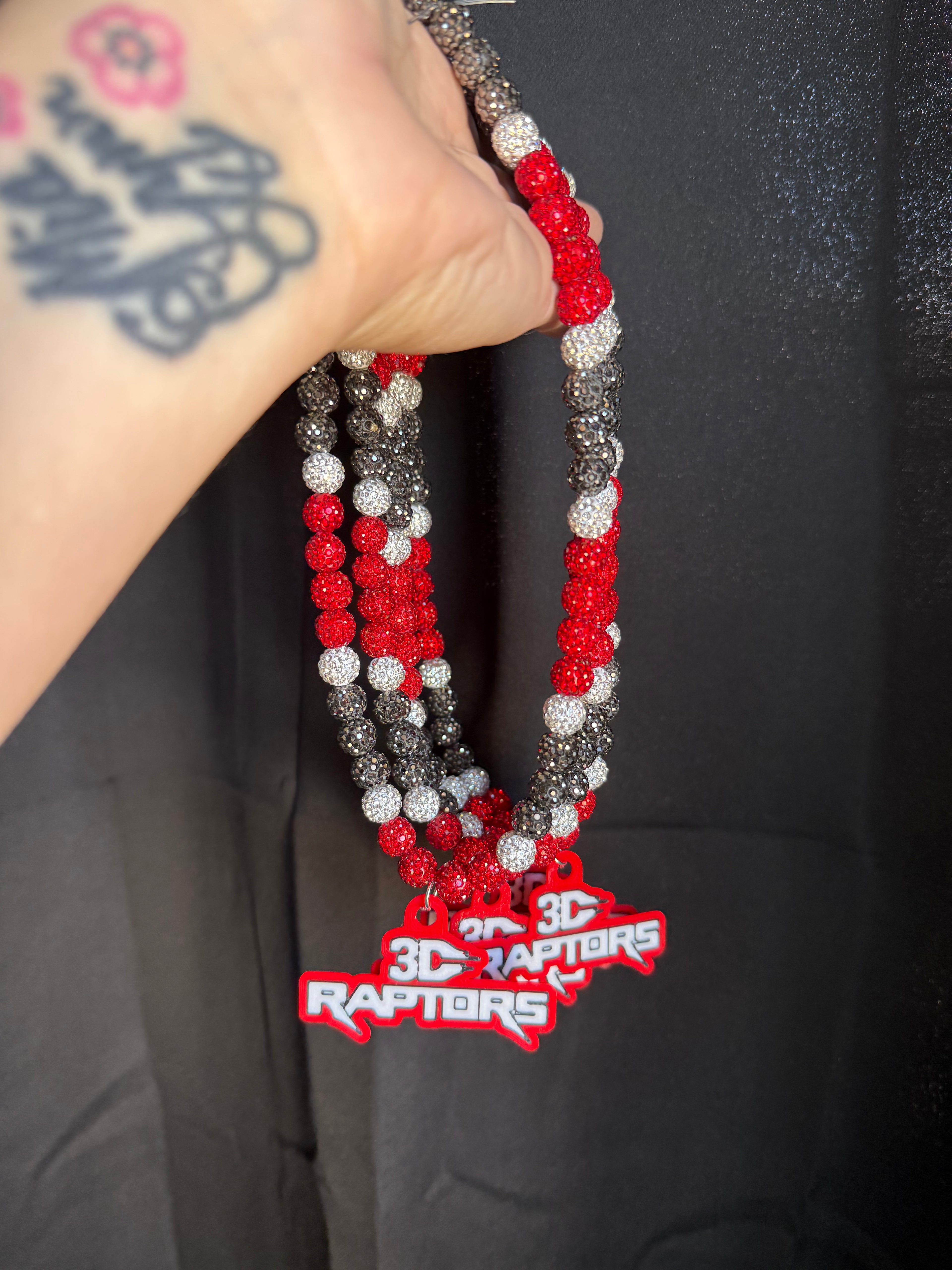Beaded Logo Necklace